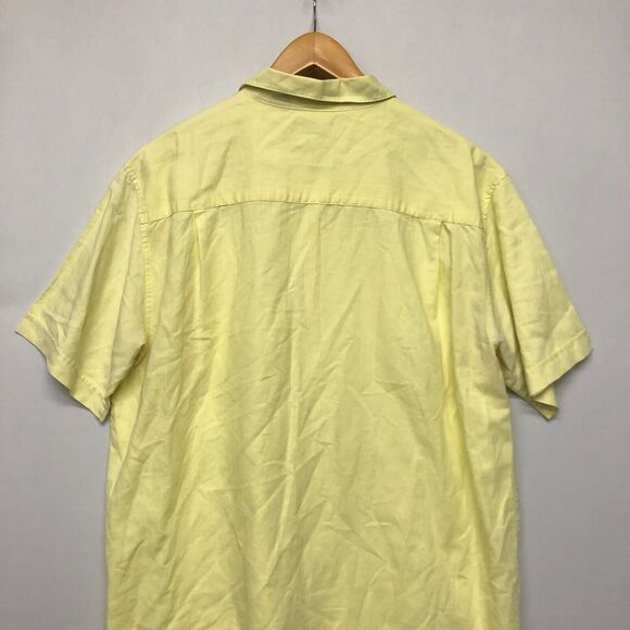 Cubavera Men Short Sleeve Linen Cotton Button Up Shirt Size Extra Large B262 -26 - Picture 12 of 13